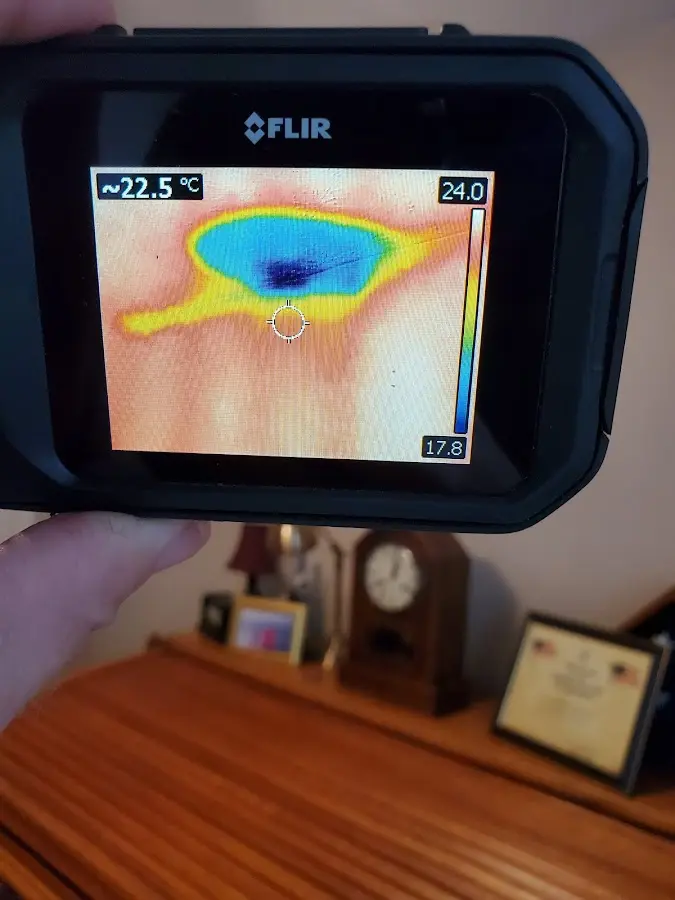 Thermal imaging inspection for water damage in Spring Valley